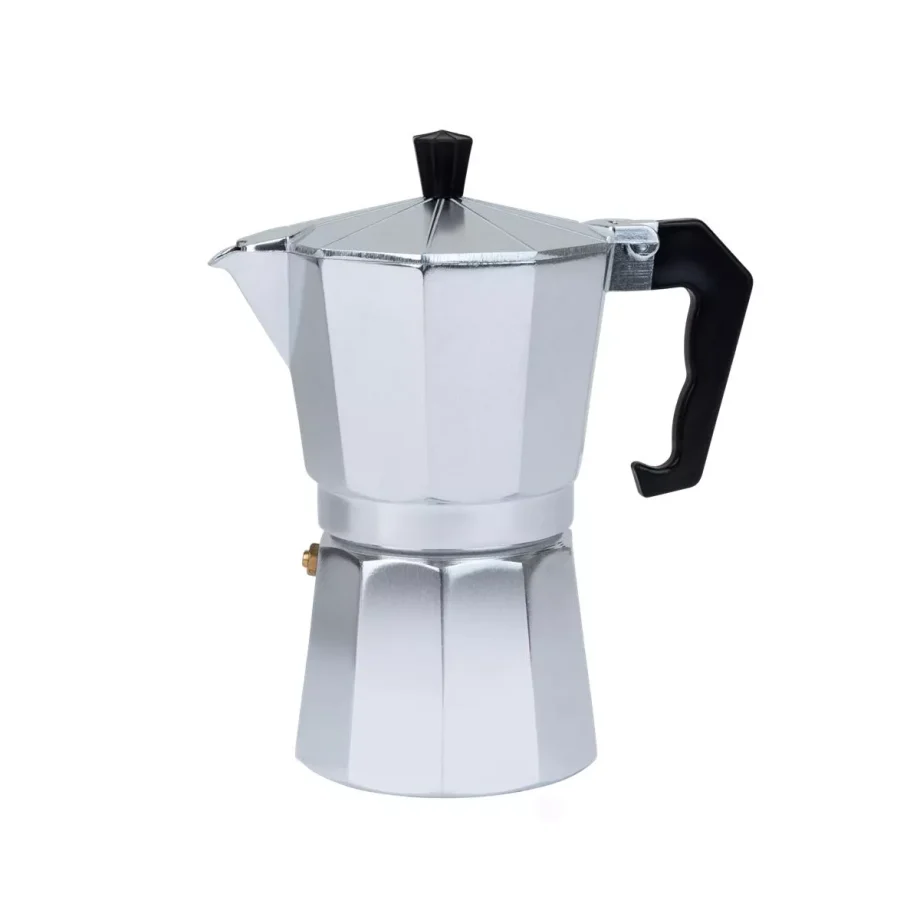 Espresso Coffee Maker – Durable Aluminum, Fast Brewing, Sleek Design